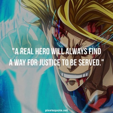 Best All Might Quotes from My Hero Academia | PixelsQuote.Net