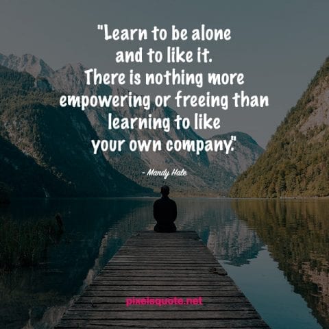 Alone life quotes.