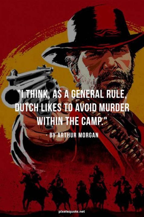 Arthur morgan quotes HD wallpapers