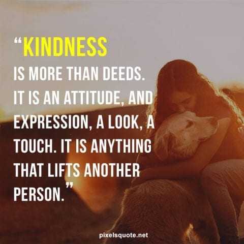 Kindness to yourself.