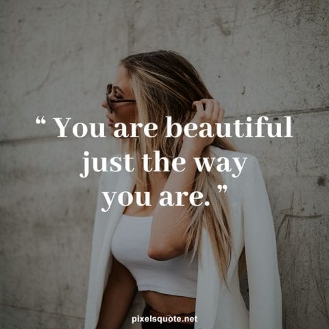 Beautiful Girl quote.