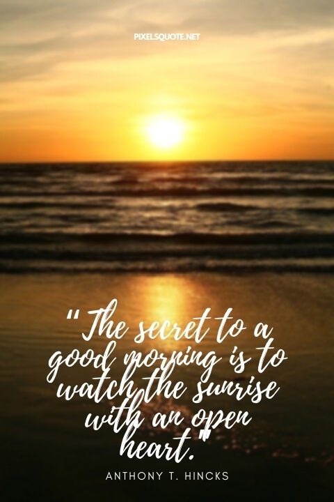 beautiful sunrise with quotes