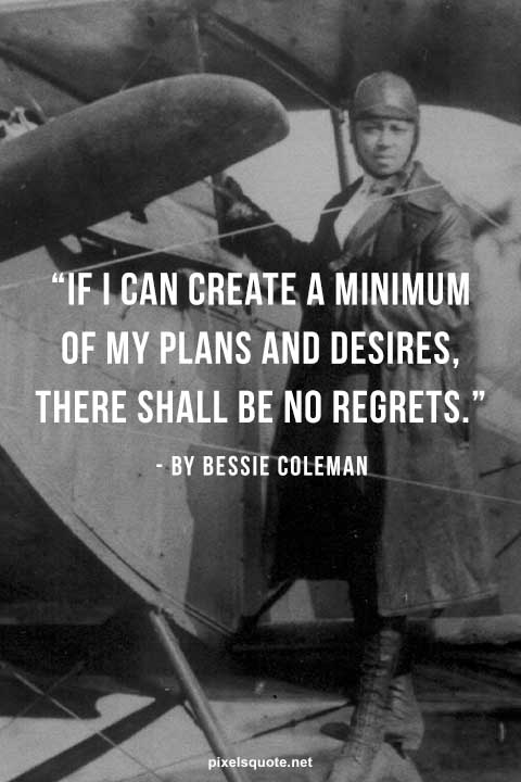 Bessie Coleman Quotes.