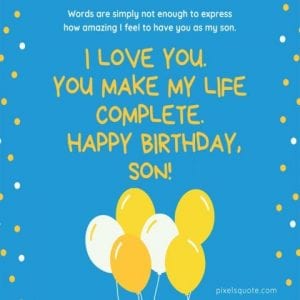 Birthday quotes for son from parents | PixelsQuote.Net
