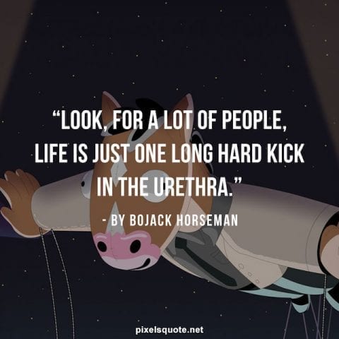 Bojack Horseman quotes about Life.