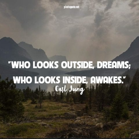 Carl Jung wisdom quote.