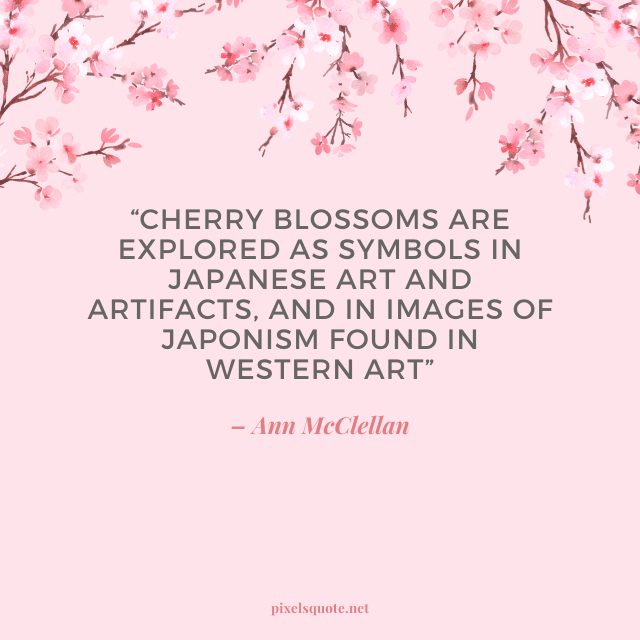 Cherry Blossom Japan Quotes.