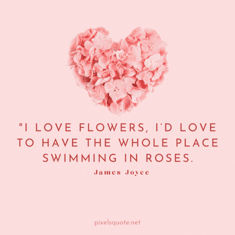 Cute Floral Quote.