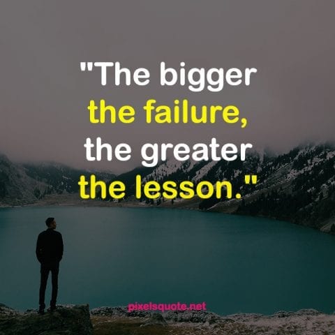 Failure Lesson Quotes.