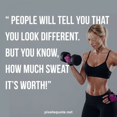 Fitness quotes for women 11.
