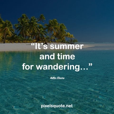 Happy Summer Quote.