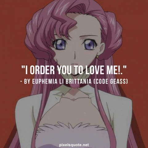 Funny Anime quotes about love.