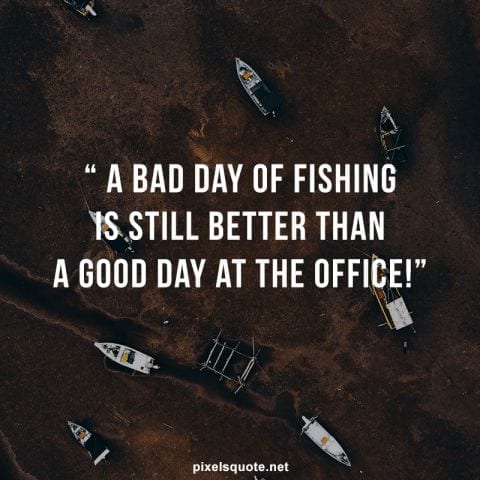 Funny fishing quotes.