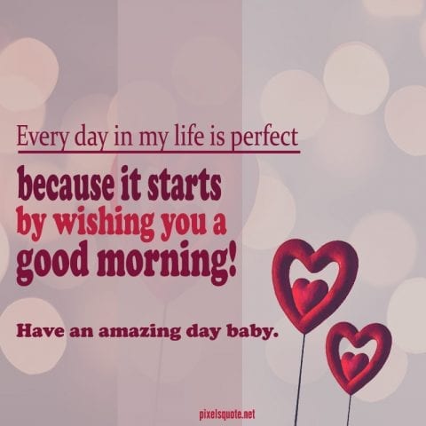 Good morning wishes for my love