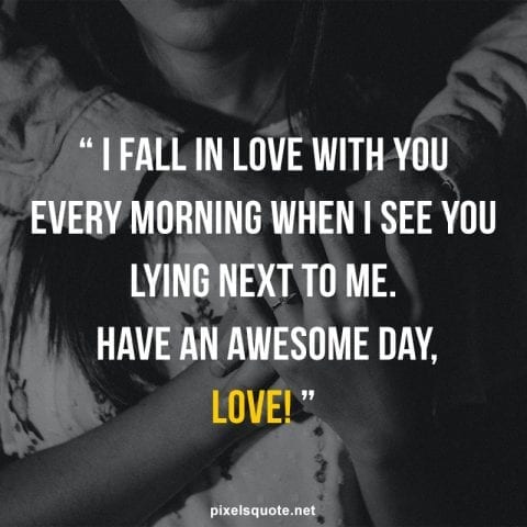 Good Morning Quotes For Him With Love Images Pixelsquote Net