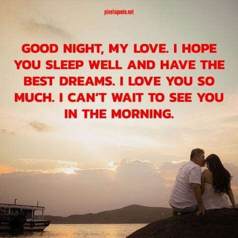 Good night quotes for her 1.