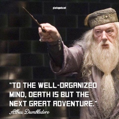 dumbledore death quote