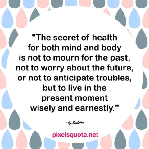 Health Quotes from Buddha.