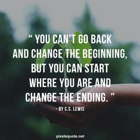 Just change.