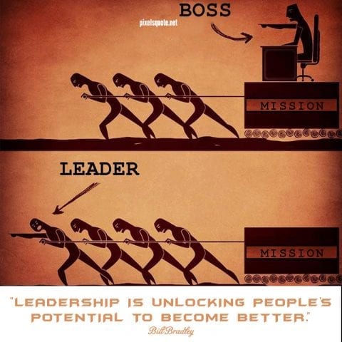 Leadership is unlocking people potential to become better.