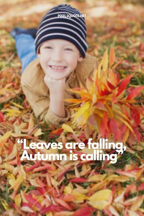 Inspiration fall quotes for kids.