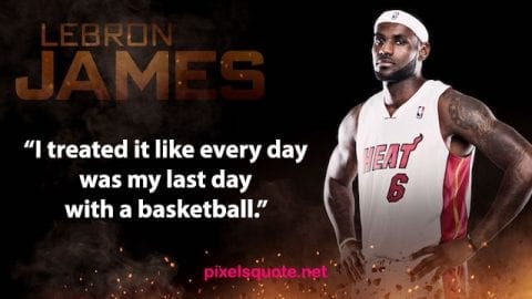 Lebron James Basketball Quotes.