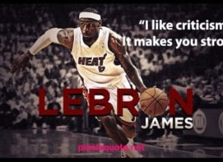 Lebron James Strong Quotes.