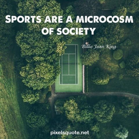 Life quote about sport.