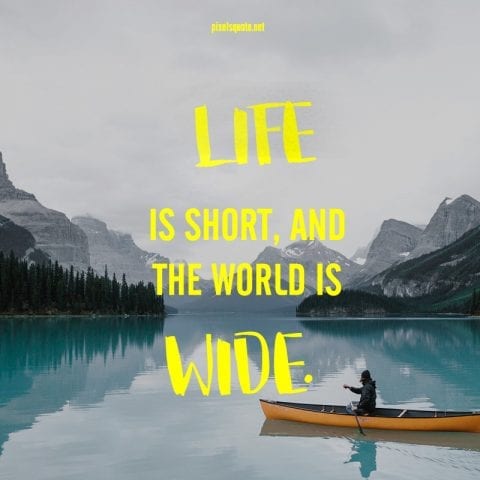 Life quotes for Travel.