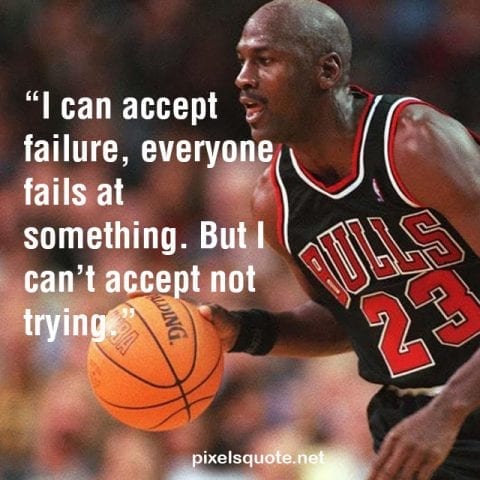 Michael Jordan quotes try hard.
