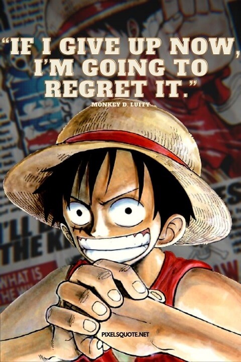 Monkey D Luffy quote 7.