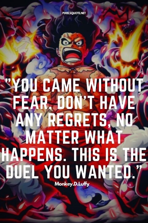 Monkey D Luffy Quote 3.