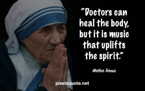 Mother Teresa Quote about Love.
