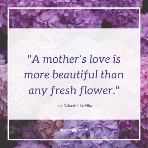 Mothers Day Quotes Blue Flowers.