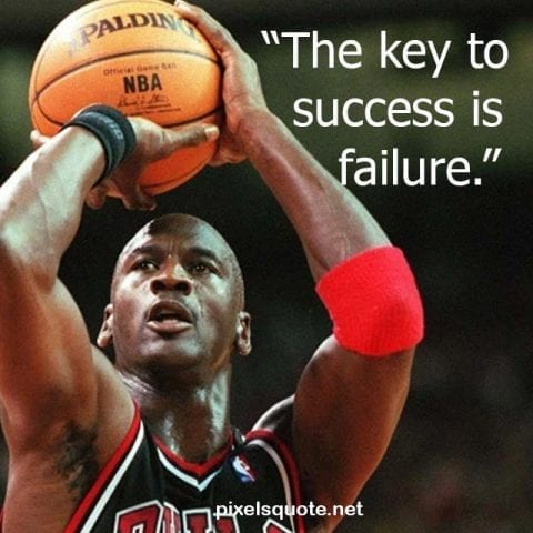 Motivational Michael Jordan quotes with image.