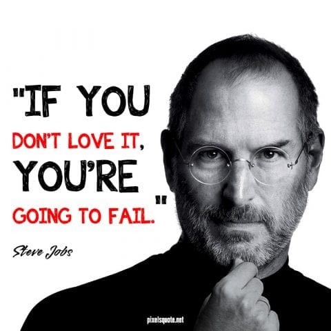 Motivational Steve Jobs quotes.