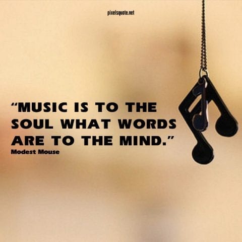 Music is to the soul what words are to the mind.