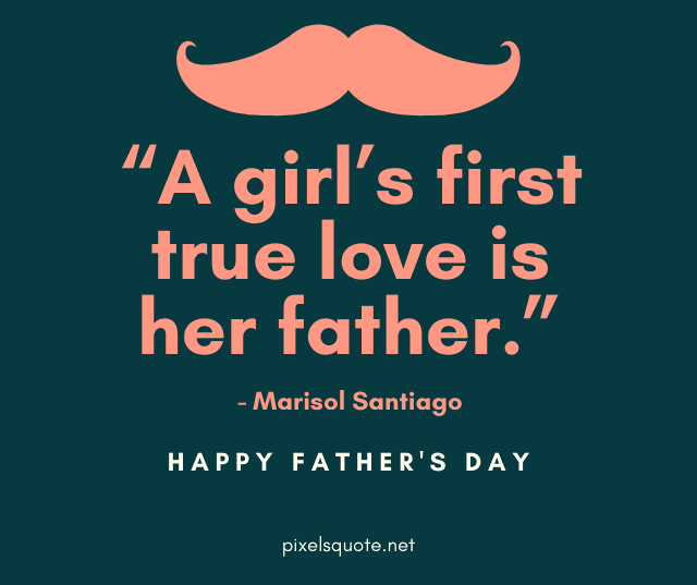 Mustache Father Appreciation Quote.