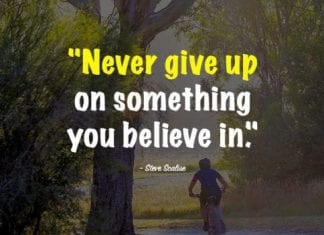 Never Give Up Quotes.