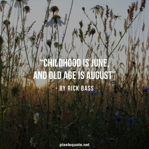 Positive August quotes.