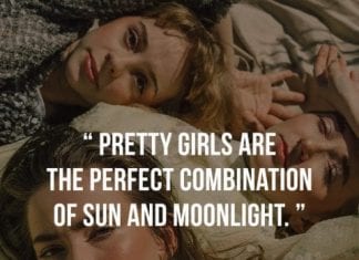 Pretty girls are the perferct combination of sun and moonlight.