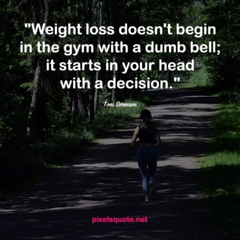 Quote about Weight Lost.