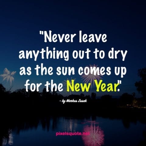 Quotes about New Year 9.