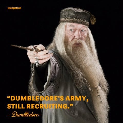 Quotes from Dumbledore.