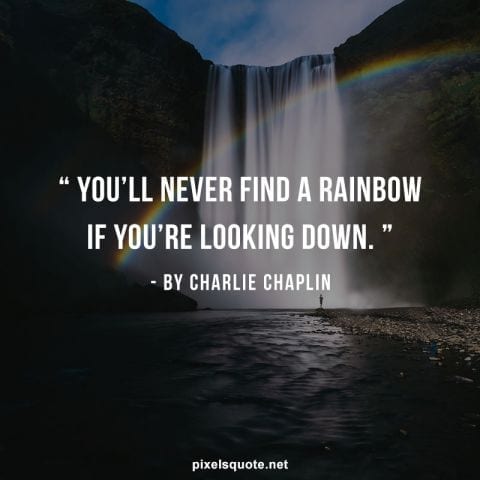 Inspirational Quotes on rainbow.