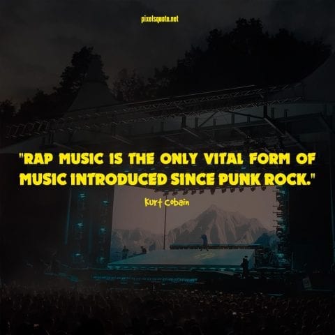 Rap music quotes.