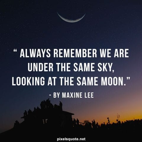 Romantic Moon quotes.