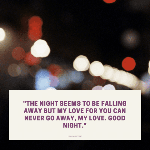 Romantic good night love quotes for her