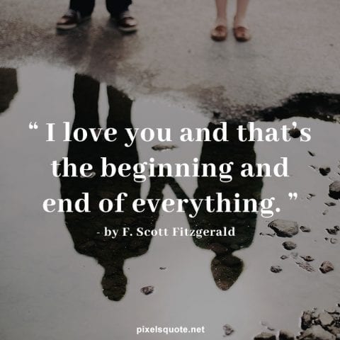 Romantic quotes with image.
