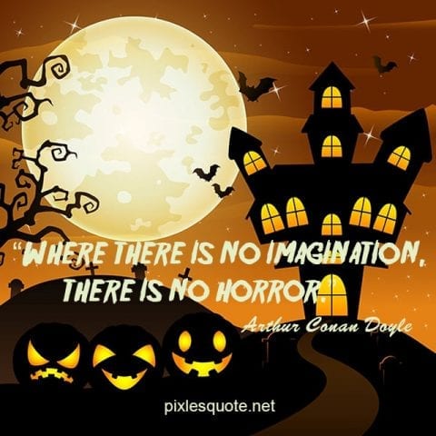 Short Halloween quotes.